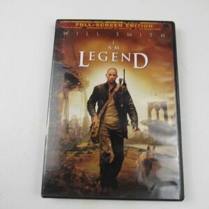 I Am‎ Legend DVD Full Screen Edition Will Smith Post Apocalyptic